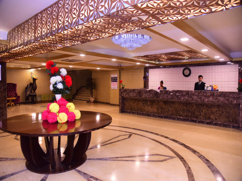 Reception view ot best hotel in patna for marriage